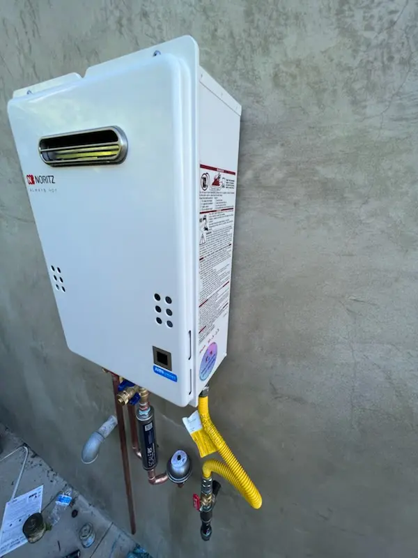 Tankless water heater installation for Seminole Manor homes